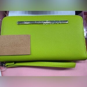 Green Steve Madden wallet